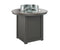Berlin Gardens Donoma 44" Round Fire Table Counter with Hammered Top