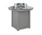 Berlin Gardens Donoma 44" Round Fire Table Counter with Hammered Top