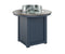Berlin Gardens Donoma 44" Round Fire Table Counter with Hammered Top