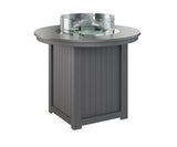 Berlin Gardens Donoma 44" Round Fire Table Counter with Hammered Top