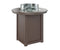 Berlin Gardens Donoma 44" Round Fire Table Bar with Hammered Top