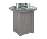 Berlin Gardens Donoma 44" Round Fire Table Bar with Hammered Top