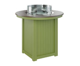 Berlin Gardens Donoma 44" Round Fire Table Bar with Hammered Top