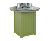 Berlin Gardens Donoma 44" Round Fire Table Bar with Hammered Top