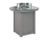 Berlin Gardens Donoma 44" Round Fire Table Bar with Hammered Top