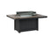 Berlin Gardens Donoma 42" x 54" Rectangular Fire Pit with Hammered Top