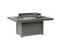 Berlin Gardens Donoma 42" x 54" Rectangular Fire Pit with Hammered Top