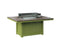 Berlin Gardens Donoma 42" x 54" Rectangular Fire Pit with Hammered Top