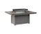Berlin Gardens Donoma 42" x 54" Rectangular Fire Pit with Hammered Top