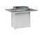 Berlin Gardens Donoma 42" x 54" Rectangular Fire Table Counter with Hammered Top