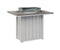 Berlin Gardens Donoma 42" x 54" Rectangular Fire Table Bar with Hammered Top