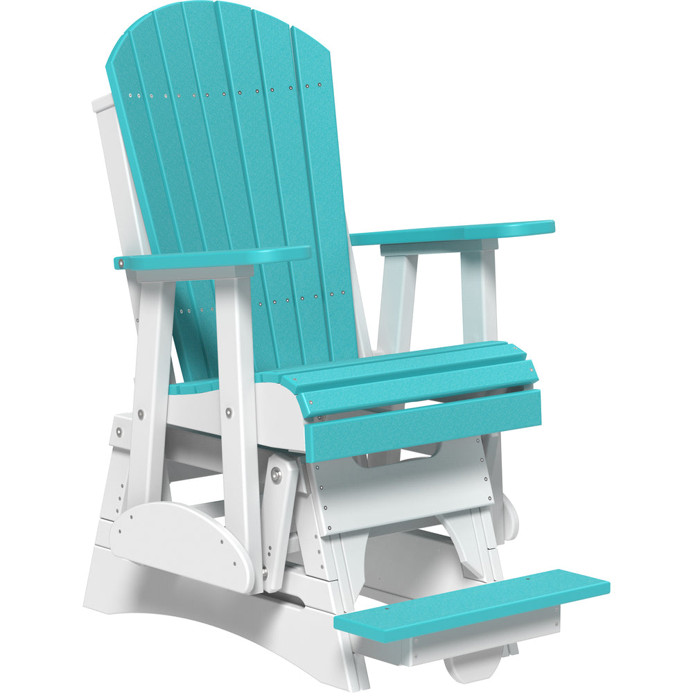 LuxCraft 2' Adirondack Balcony Glider Chair