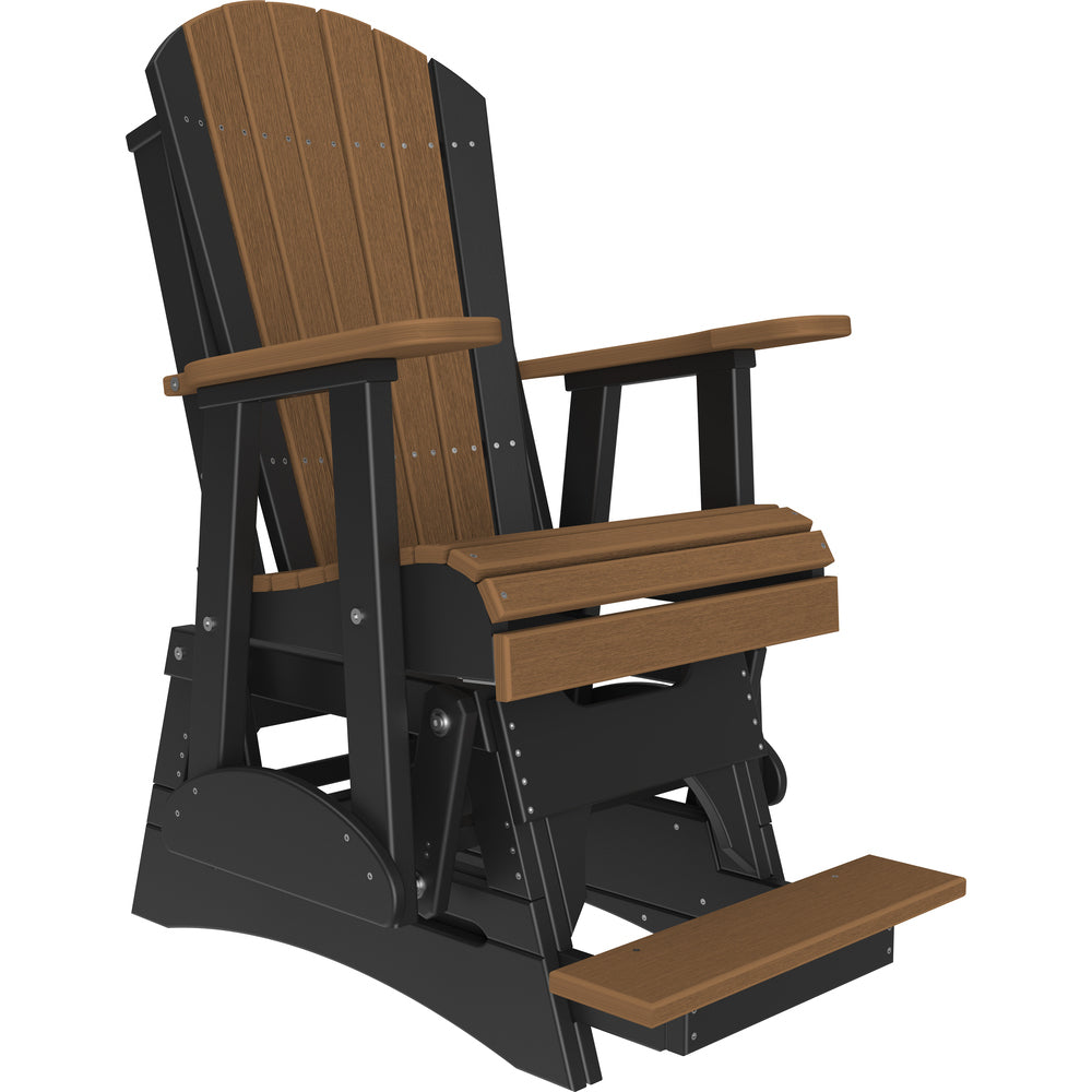 LuxCraft 2' Adirondack Balcony Glider Chair