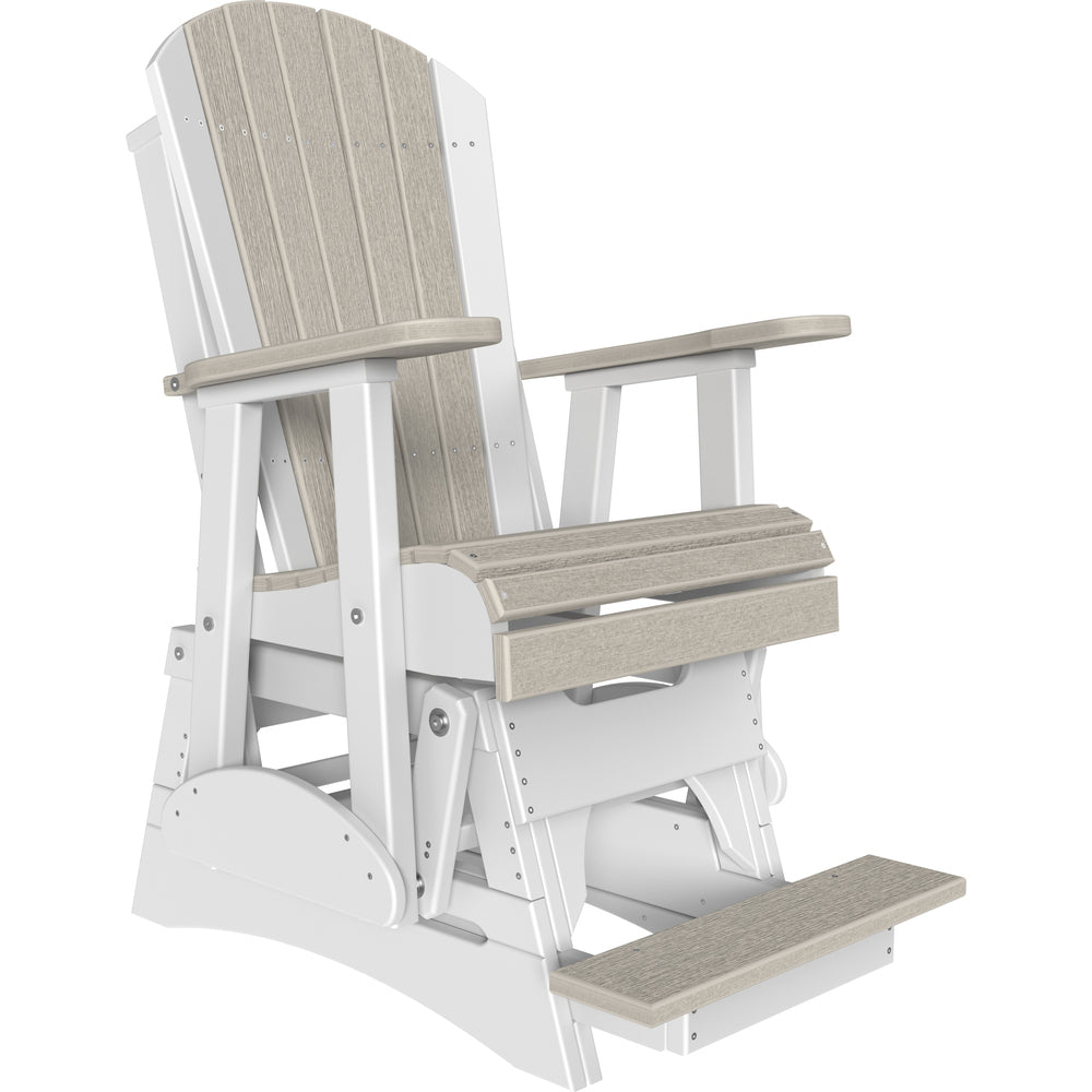 LuxCraft 2' Adirondack Balcony Glider Chair