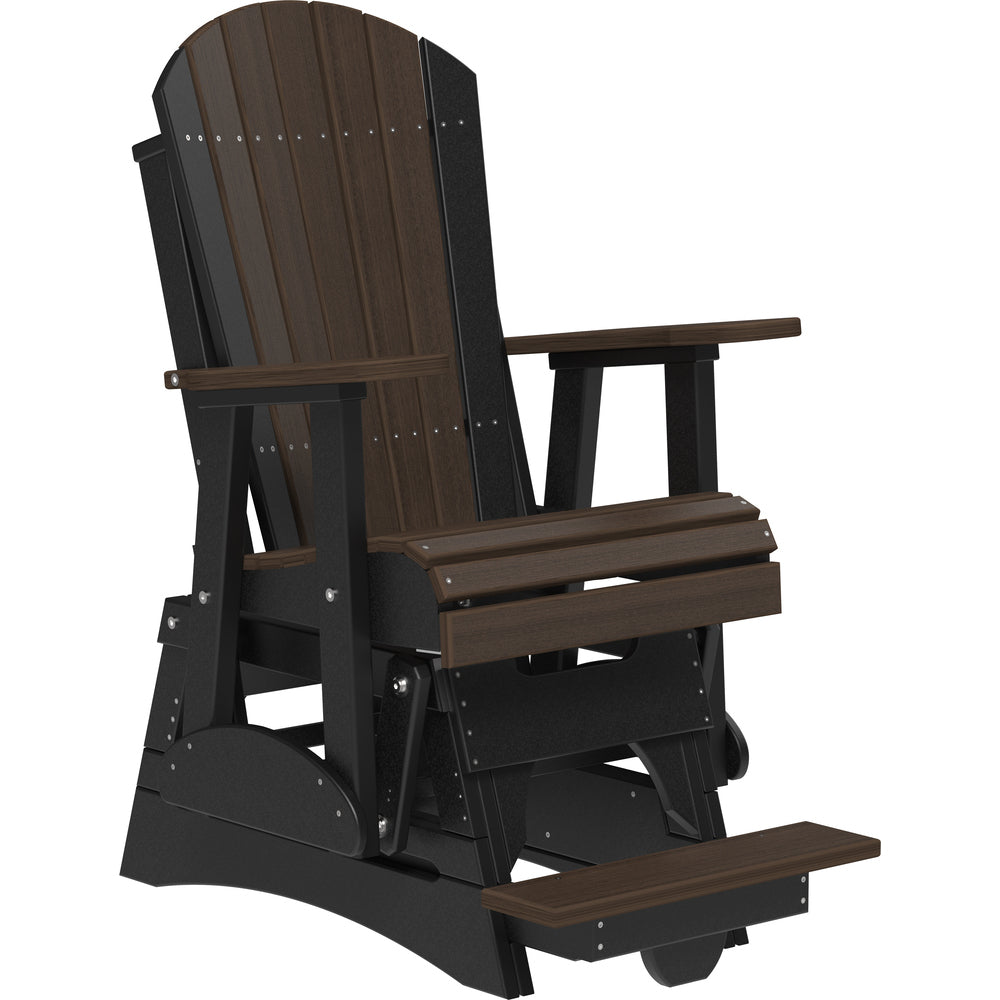 LuxCraft 2' Adirondack Balcony Glider Chair