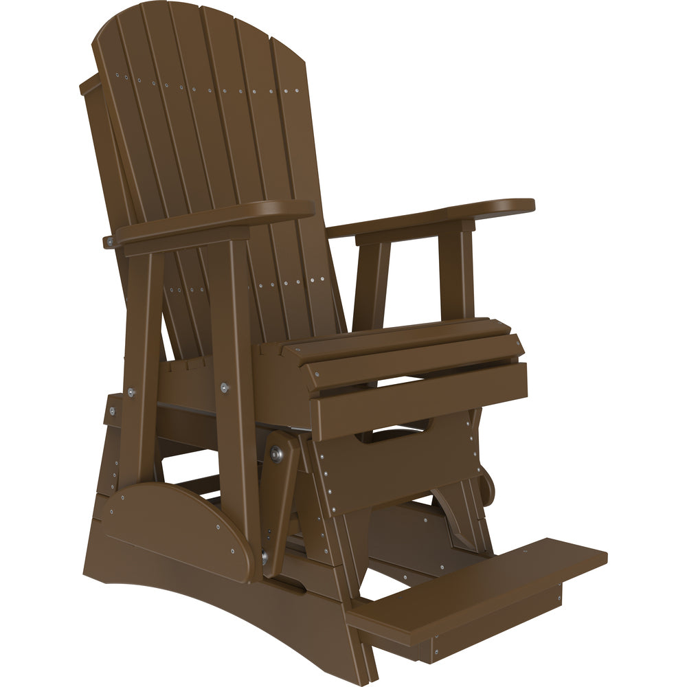 LuxCraft 2' Adirondack Balcony Glider Chair
