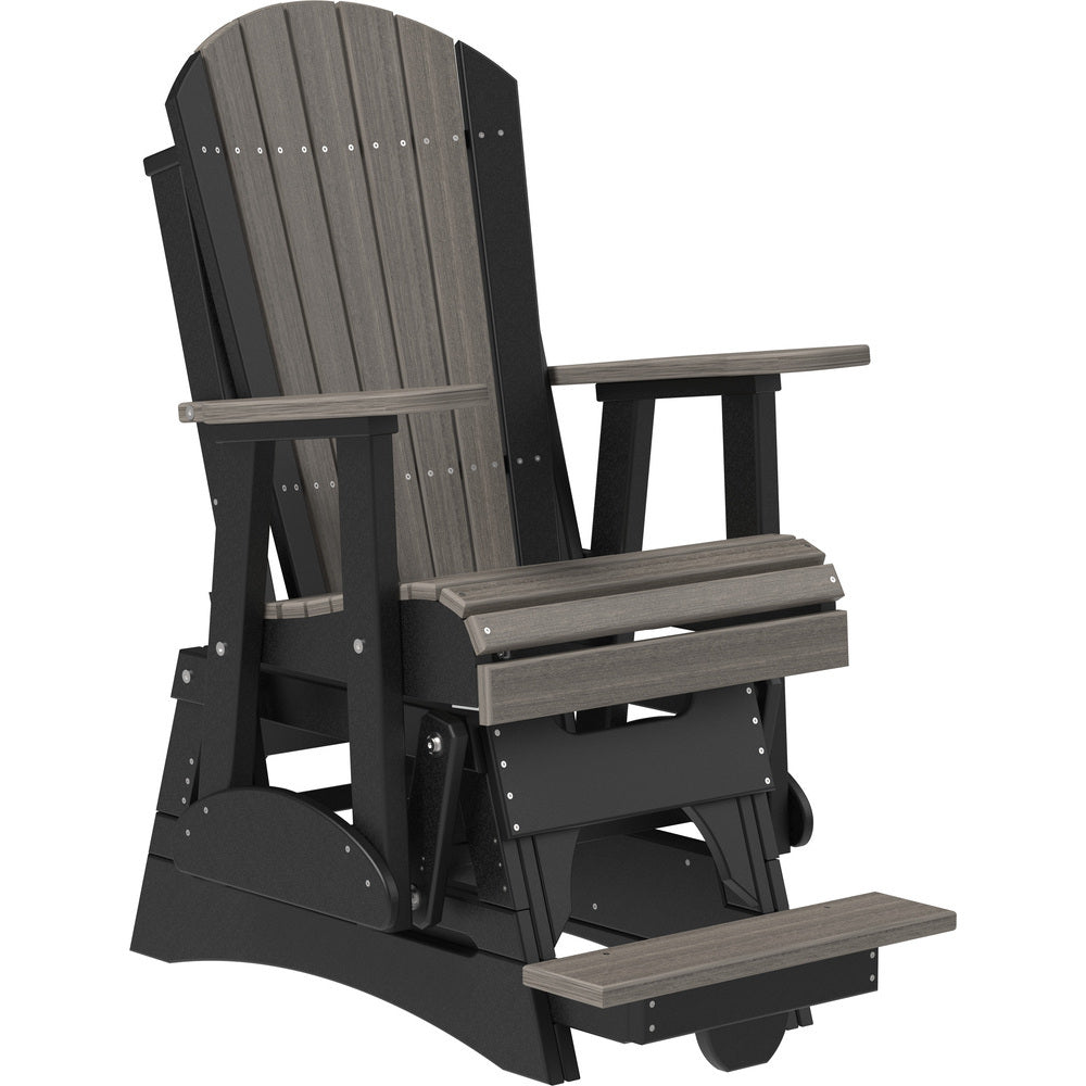 LuxCraft 2' Adirondack Balcony Glider Chair
