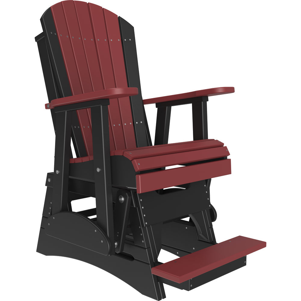 LuxCraft 2' Adirondack Balcony Glider Chair