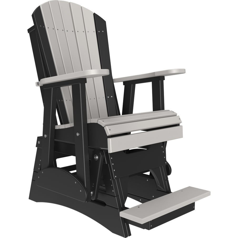 LuxCraft 2' Adirondack Balcony Glider Chair