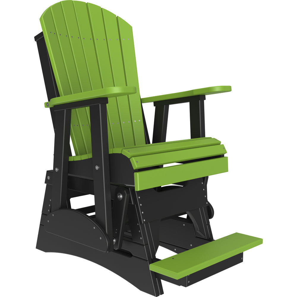 LuxCraft 2' Adirondack Balcony Glider Chair