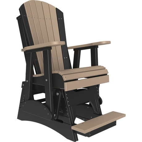 LuxCraft 2' Adirondack Balcony Glider Chair