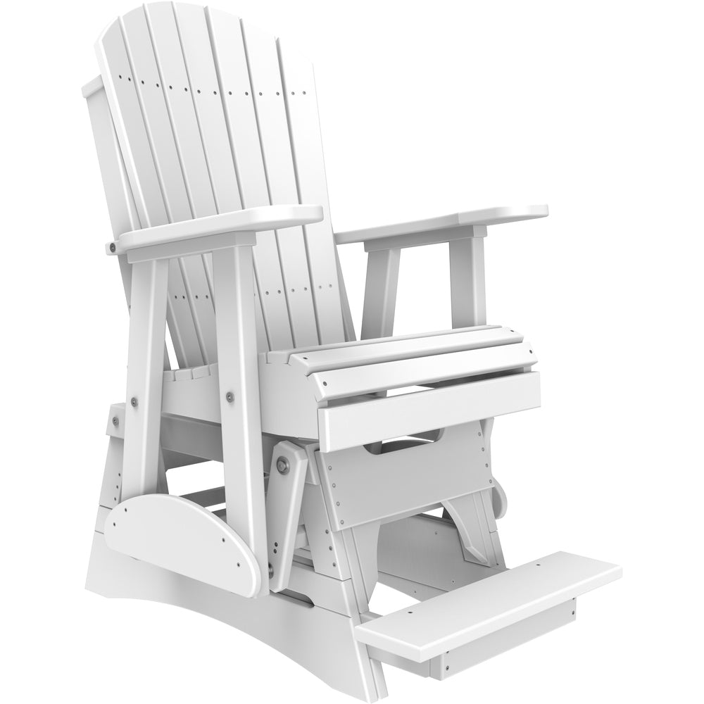 LuxCraft 2' Adirondack Balcony Glider Chair