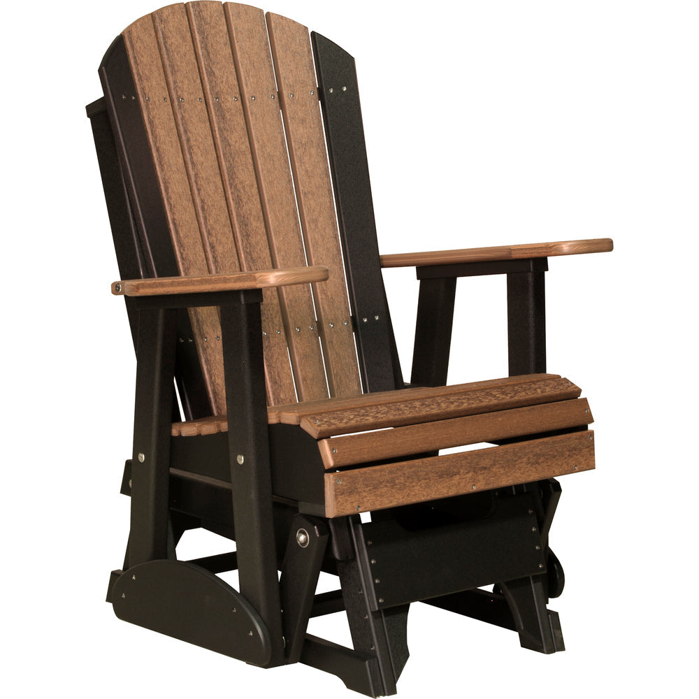 LuxCraft 2' Adirondack Glider Chair