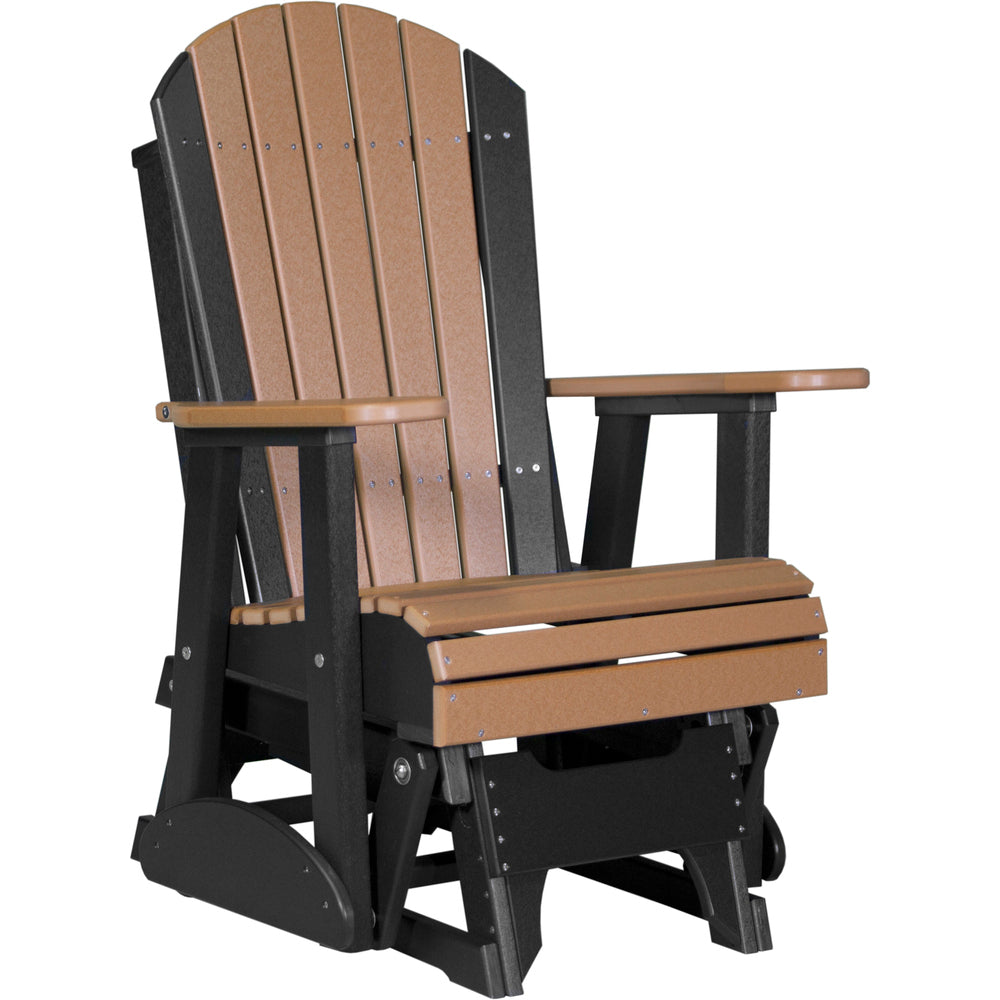 LuxCraft 2' Adirondack Glider Chair