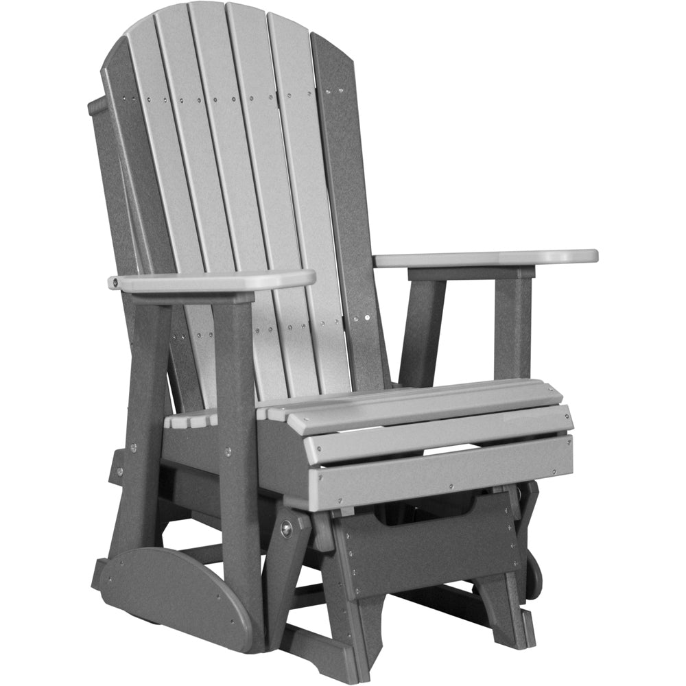 LuxCraft 2' Adirondack Glider Chair