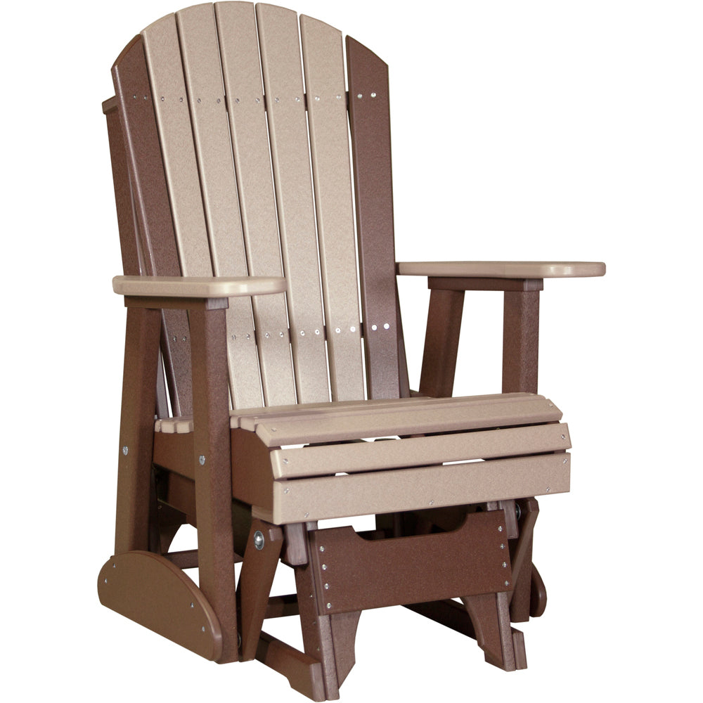 LuxCraft 2' Adirondack Glider Chair