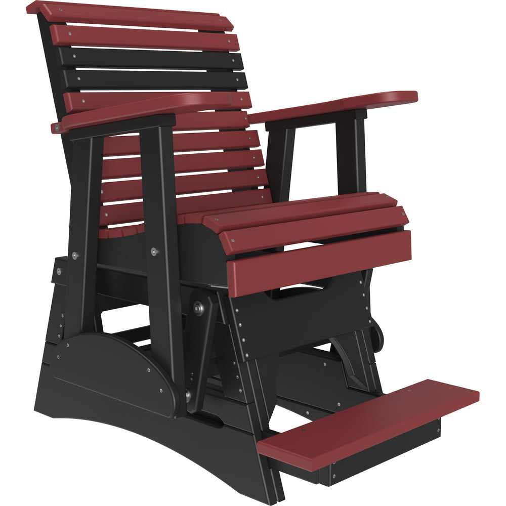 LuxCraft 2' Plain Balcony Glider Chair