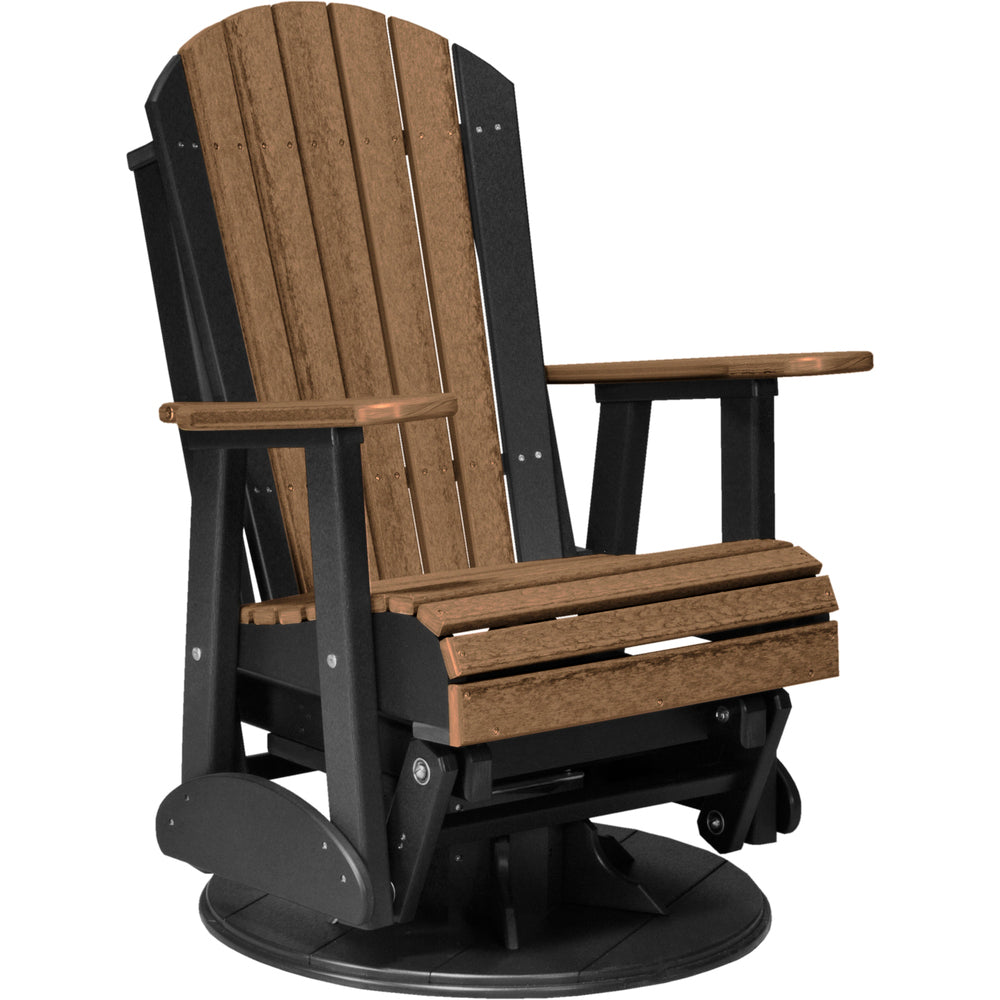 LuxCraft 2' Adirondack Swivel Glider