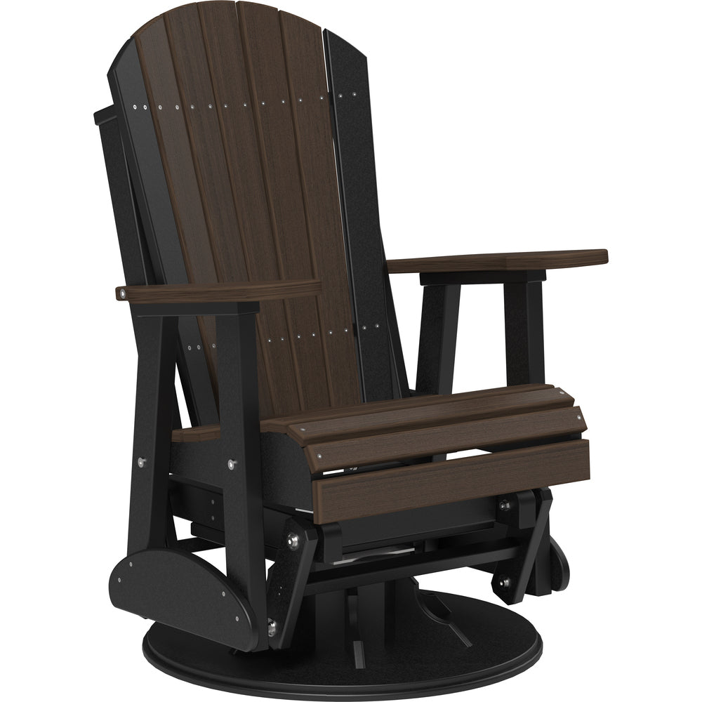 LuxCraft 2' Adirondack Swivel Glider
