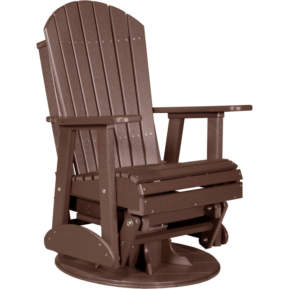 LuxCraft 2' Adirondack Swivel Glider
