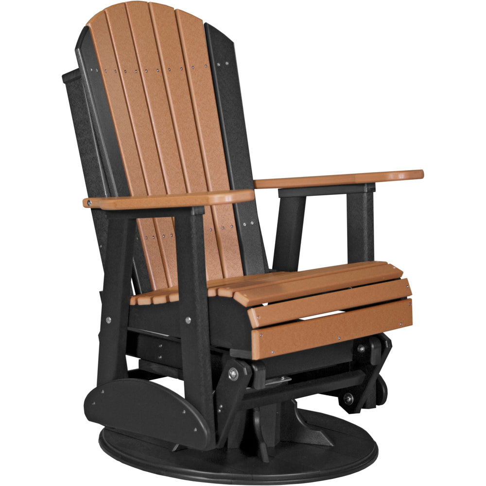 LuxCraft 2' Adirondack Swivel Glider