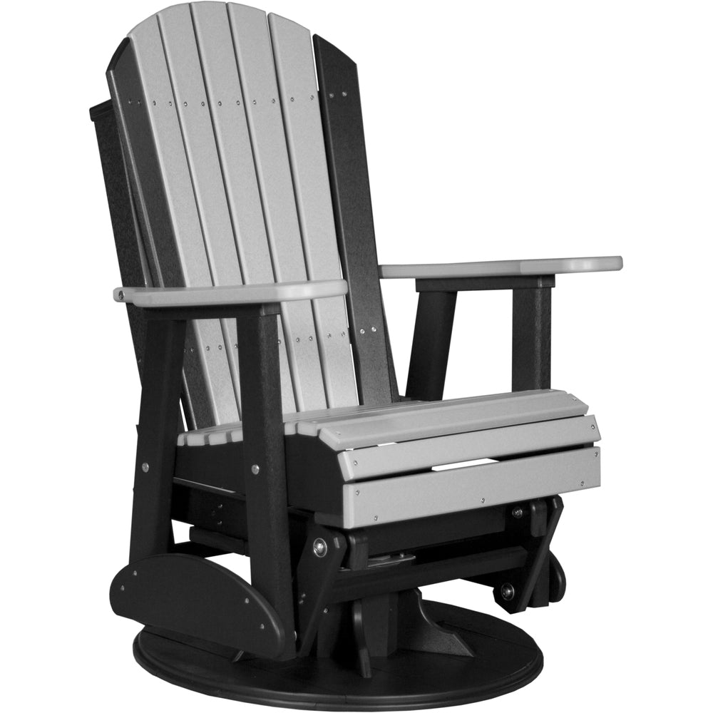 LuxCraft 2' Adirondack Swivel Glider
