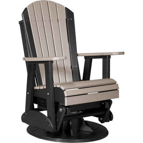 LuxCraft 2' Adirondack Swivel Glider
