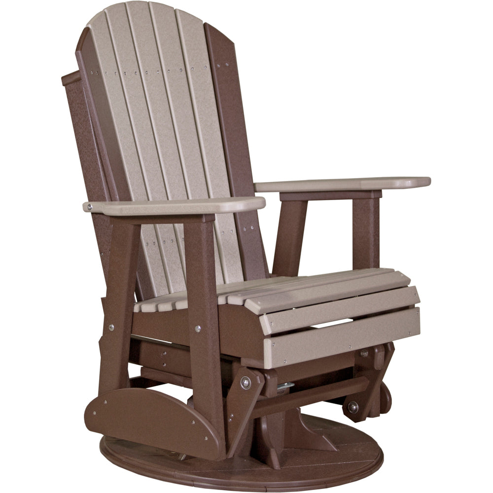 LuxCraft 2' Adirondack Swivel Glider