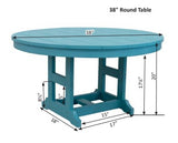 Berlin Gardens Kid's 38" Round Dining Table
