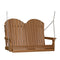 LuxCraft 4' Adirondack Swing Chair