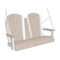 LuxCraft 4' Adirondack Swing Chair