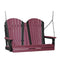 LuxCraft 4' Adirondack Swing Chair