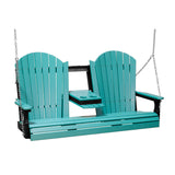 LuxCraft 5' Adirondack Swing Chair