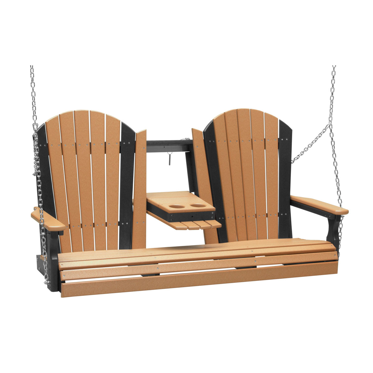 LuxCraft 5' Adirondack Swing Chair