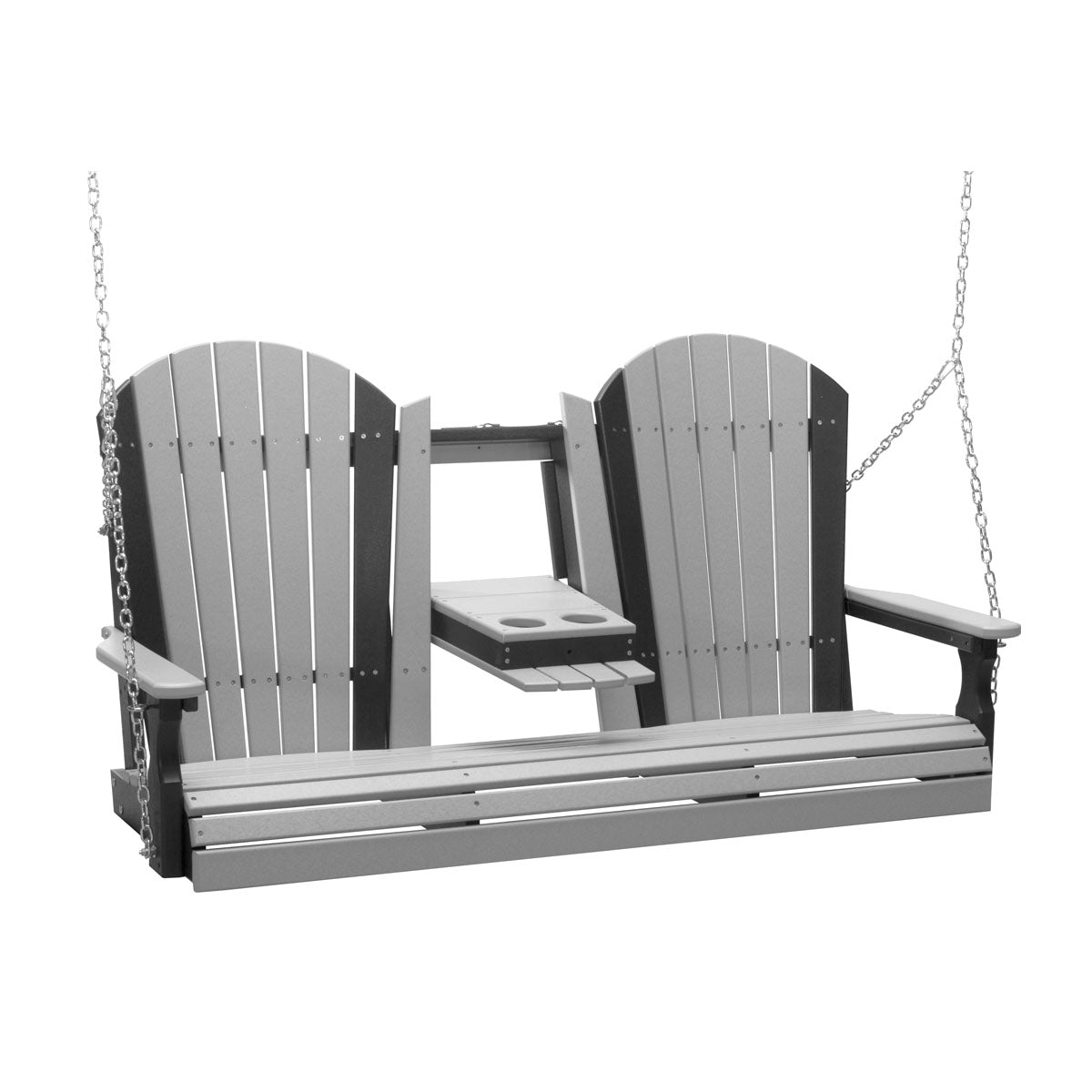 LuxCraft 5' Adirondack Swing Chair