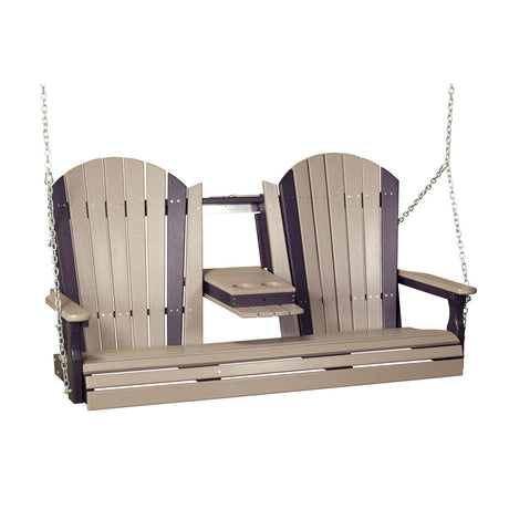 LuxCraft 5' Adirondack Swing Chair