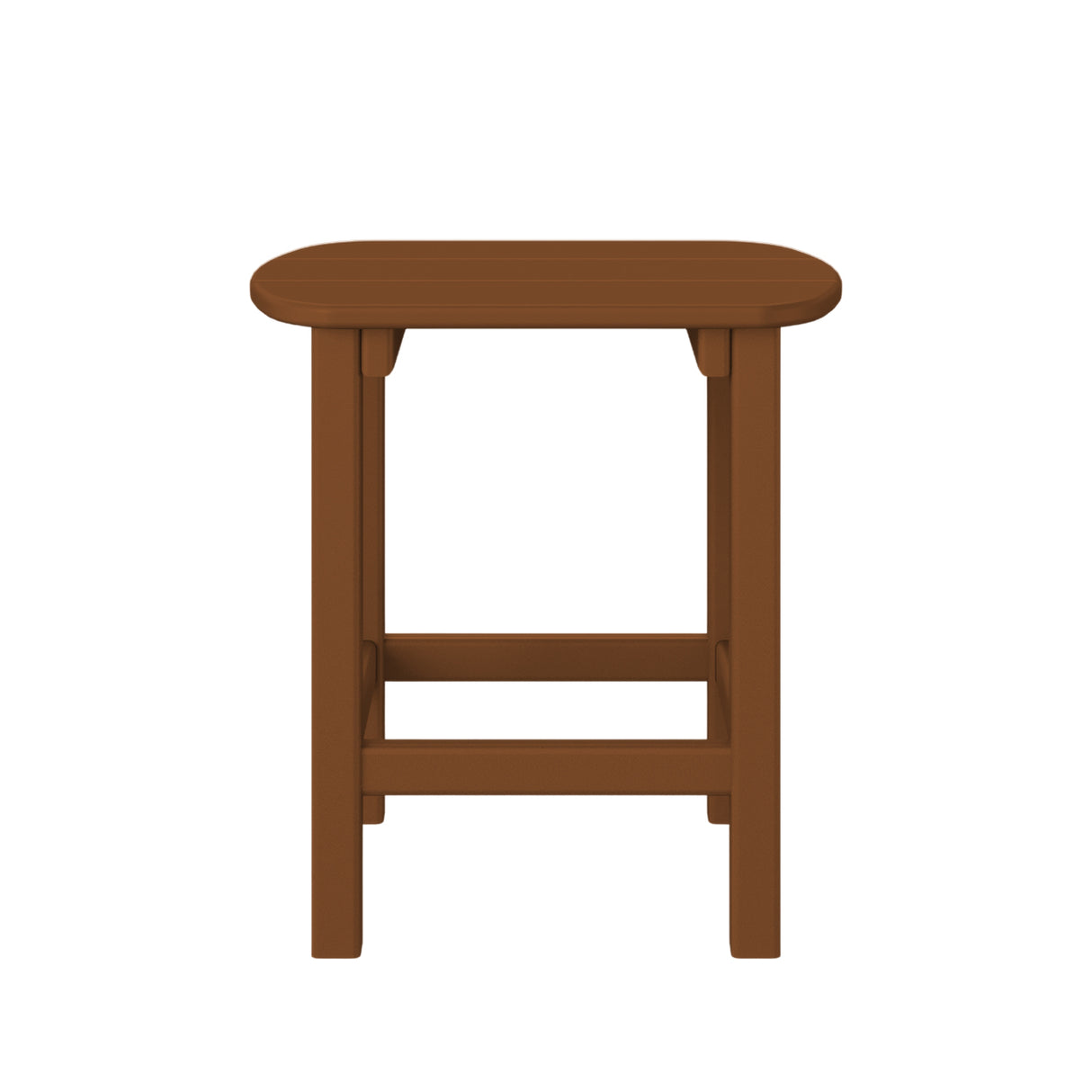 Daybreak Oval Side Table, Antique Mahogany - OPENBOX