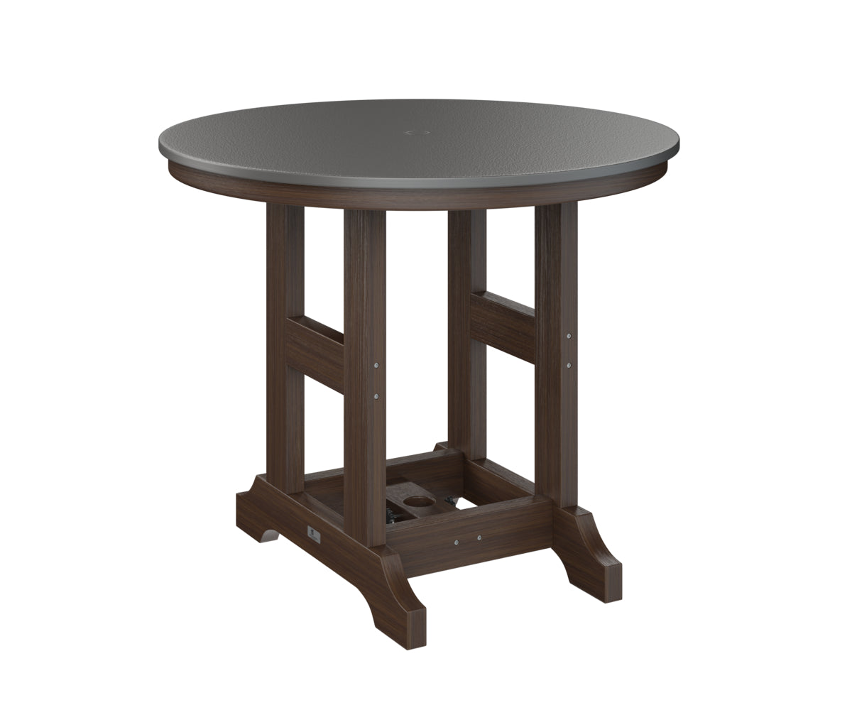 Berlin Gardens Garden Classic 38" Round Bar Table with Hammered Top