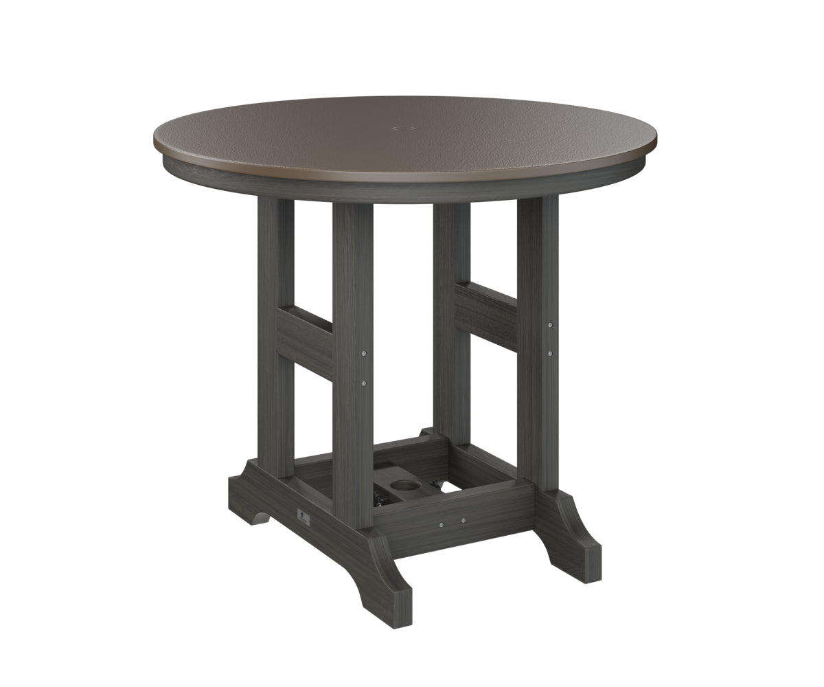 Berlin Gardens Garden Classic 38" Round Bar Table with Hammered Top
