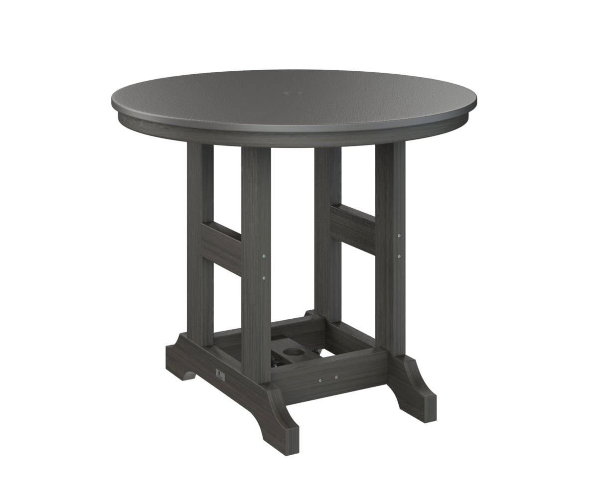 Berlin Gardens Garden Classic 38" Round Bar Table with Hammered Top